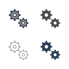 Unique Configurations Vector Icon