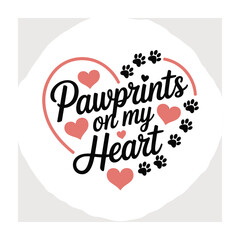 International Dog Day Typography Vector Illustration for T-Shirt Design with Paw Print and Dog Theme