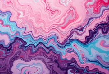 Fototapeta premium Elegant Pink Marble Fluid Art - Luxurious Abstract Photography for Home Decor, Beauty Brand Packaging, Fashion Backgrounds, and Premium Stationery Design