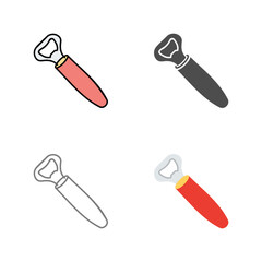 Unique Opener Vector Icon