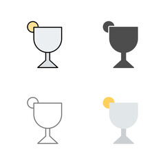 Unique Sherry Vector Icon