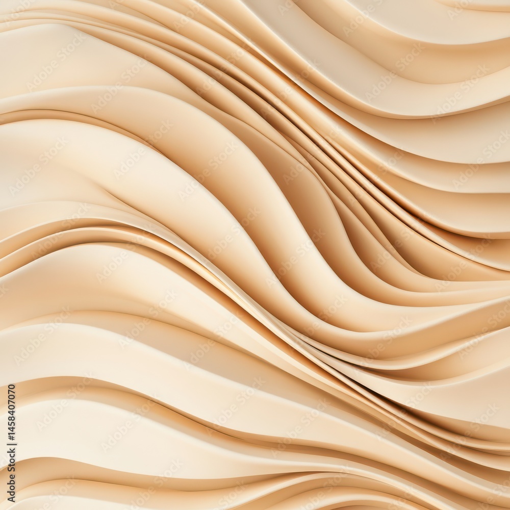 Poster dynamic waves of hyperrealistic ceramic texture digital art abstract setting close-up conceptual ima