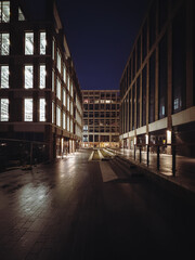 Fototapeta premium Maker and Faber buildings and City Hall in Sunderland