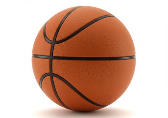 Obraz premium Classic Orange Basketball Sport Equipment Game Ball High Resolution Image Perfect for Designs and