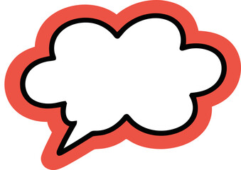 Comic Speech Bubble Illustration