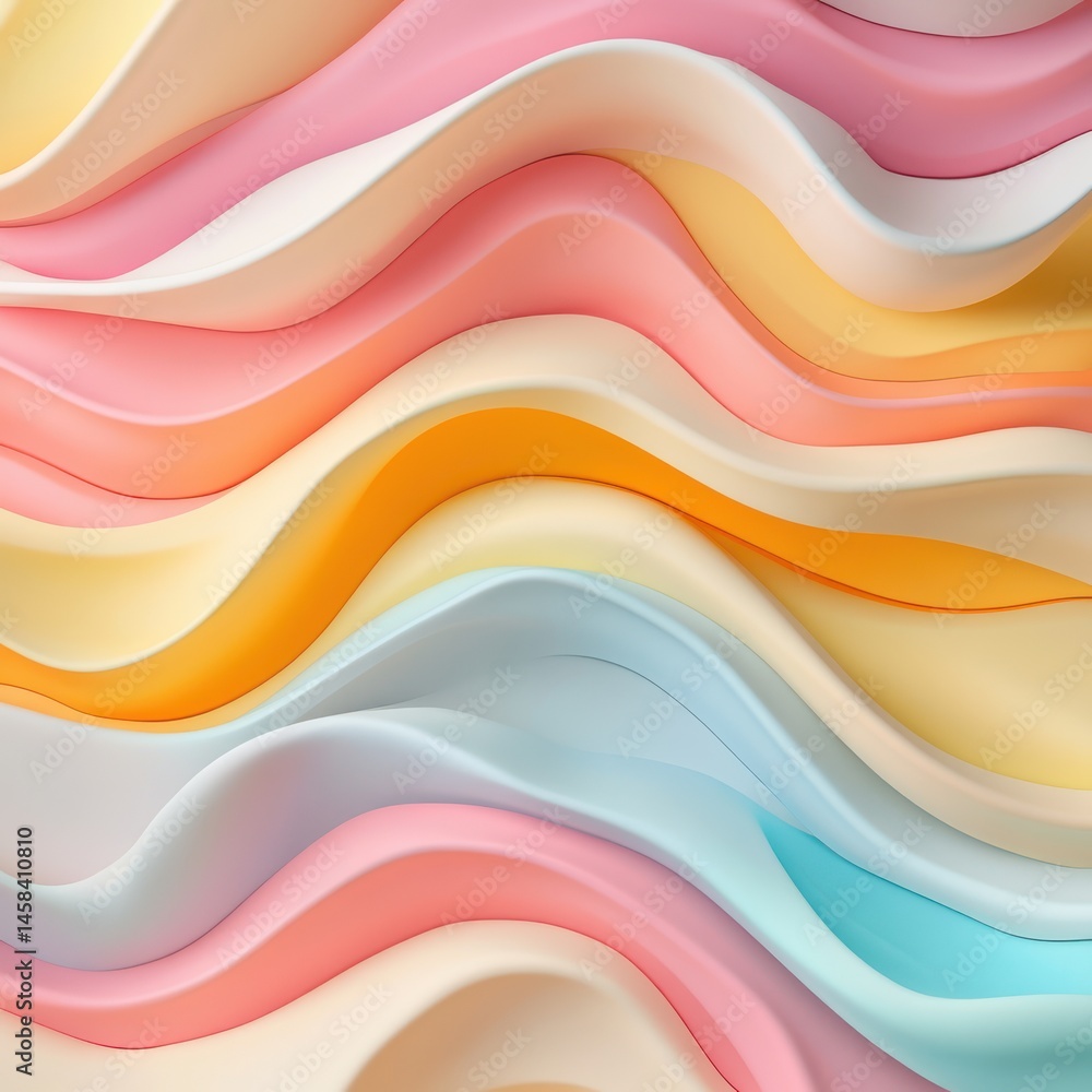 Aufkleber dynamic fluid patterns abstract art gigapixel standard digital environment vibrant colors surfacing 