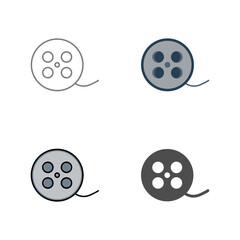 Reel Vector Icon