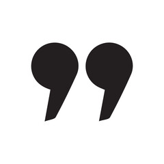 Quotes icon vector. Quotemarks outline, speech marks, inverted commas or talking marks collection. Talk bubble speech icon. vector illustration eps 10.