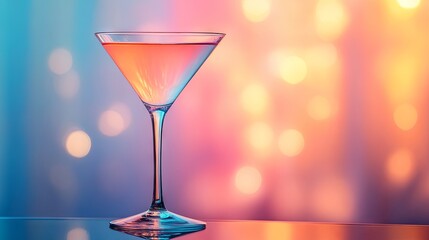 Cosmopolitan on the bright pastel background banner 