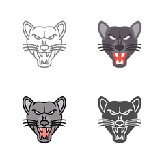 Obraz premium Wolf Vector Icon