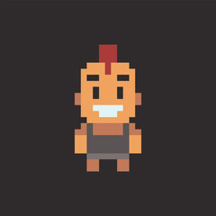 this is people in pixel art ,this item good for presentations,stickers, icons, t shirt design,game asset,logo and your project.