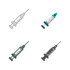 Syringe Vector Icon