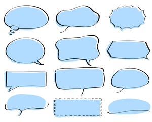 手書きふきだしセット