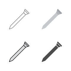 Nail Vector Icon