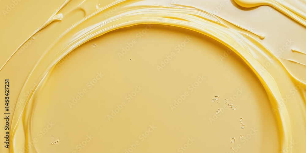 Poster abstract honey swirl: a swirling abstract pattern created by golden honey, capturing the captivating