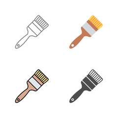 Paint Brush Vector Icon