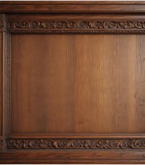 Antique wooden border, rich grain, natural patina,  vintage,  decor,  background