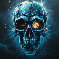 iconic skull Generative AI