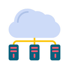 Cloud icon vector image. Suitable for mobile apps, web apps and print media.