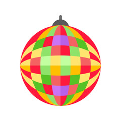 Disco Ball icon vector image. Suitable for mobile apps, web apps and print media.