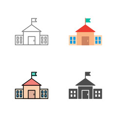 Presidential Building Vector Icon