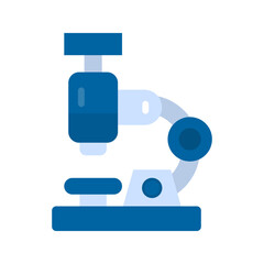 Microscope icon vector image. Suitable for mobile apps, web apps and print media.