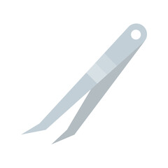 Tweezers icon vector image. Suitable for mobile apps, web apps and print media.