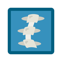 X Ray icon vector image. Suitable for mobile apps, web apps and print media.