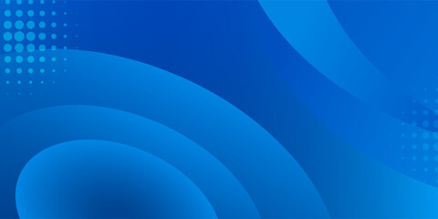 Abstract blue color background. Dynamic shapes composition. Vector
