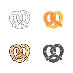 Pretzel Vector Icon