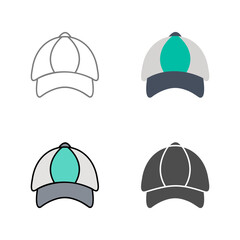 P Cap Vector Icon