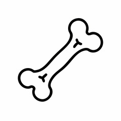 Cartoon Dog Bone Illustration