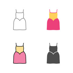 Party Dress Vector Icon