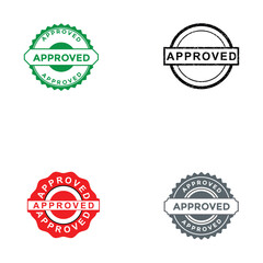 Obraz premium Approved Vector Stamp Design for Official & Business Use.