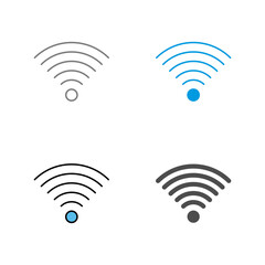 Signal on User Vector Icon