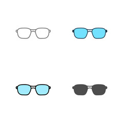Glasses Vector Icon