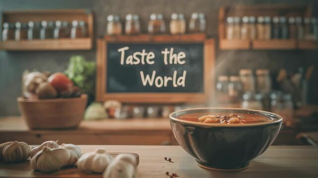 Delicious Soup Preparation in Kitchen Scene