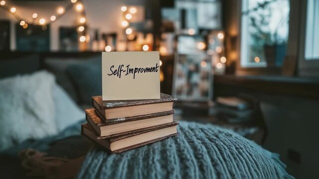 Cozy Self-Improvement Study Atmosphere