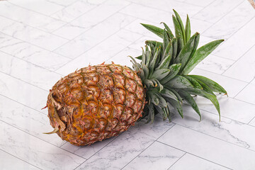 Ripe sweet juicy pineapple fruit