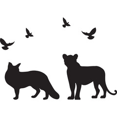 Wildlife Animal Silhouette