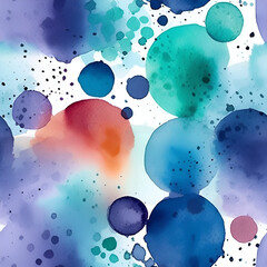 abstract blue red circles water droplet background