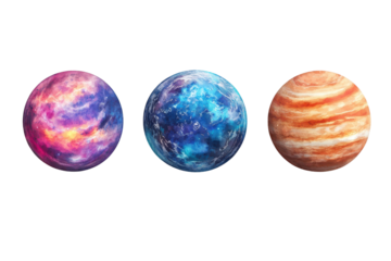 A planetary set rendered in photo realistic style captures the awe and vastness of outer space