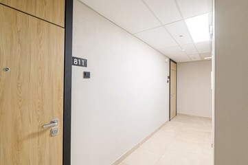 interior apartment public place, house entrance. doors, walls, staircase corridors