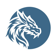 Dragon logo icon design