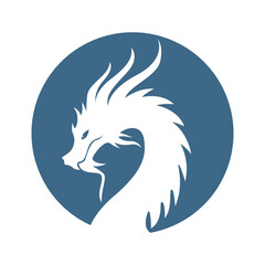 Dragon logo icon design