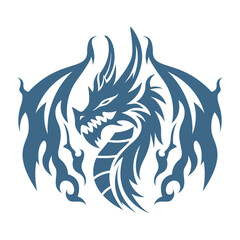 Dragon logo icon design