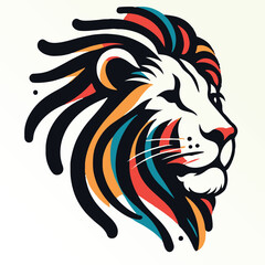 Lion Logo Illustration Vector Design