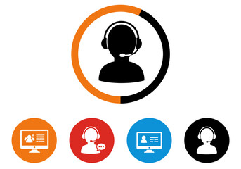 Modern Digital Technology Icon Collection, Electronic Devies & Network Connectivity Vectors

