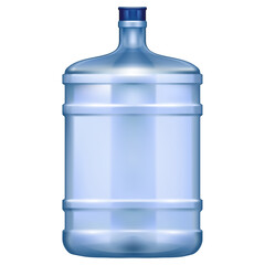 bottle of water isolated on white