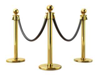 Gold Rope Stanchions: Crowd Control Barriers for Events